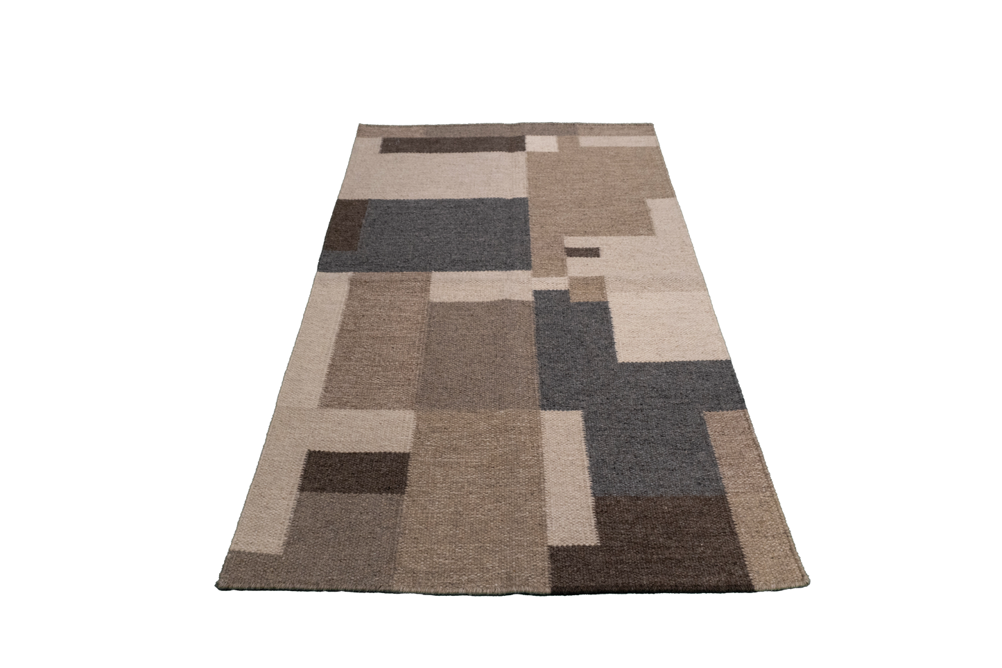 W 3 L 5 Kilim 100% Wool Hand-Woven All-Over Design - 65485