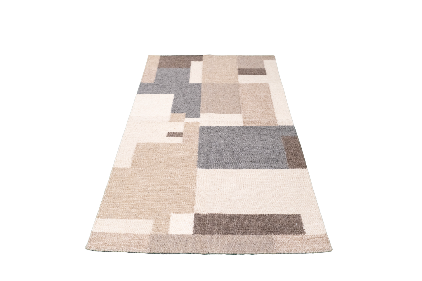 W 3 L 5 Kilim 100% Wool Hand-Woven All-Over Design - 65485