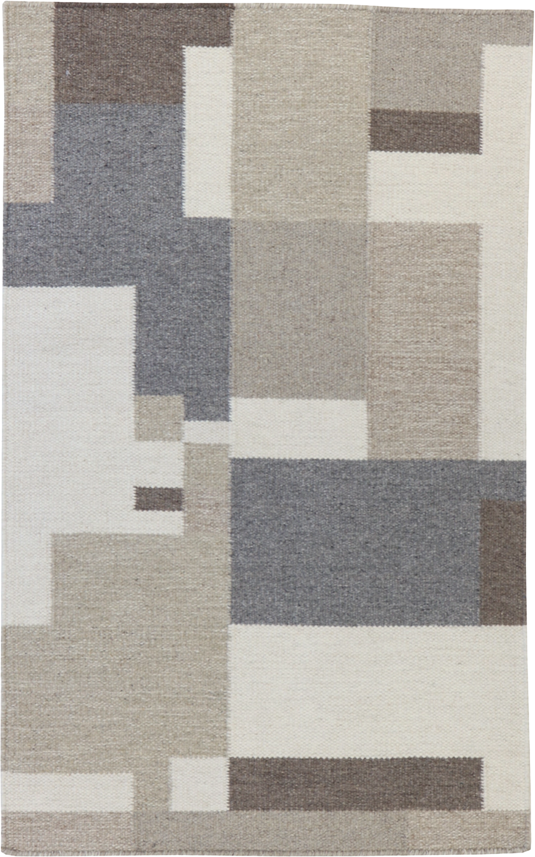 W 3 L 5 Kilim 100% Wool Hand-Woven All-Over Design - 65485