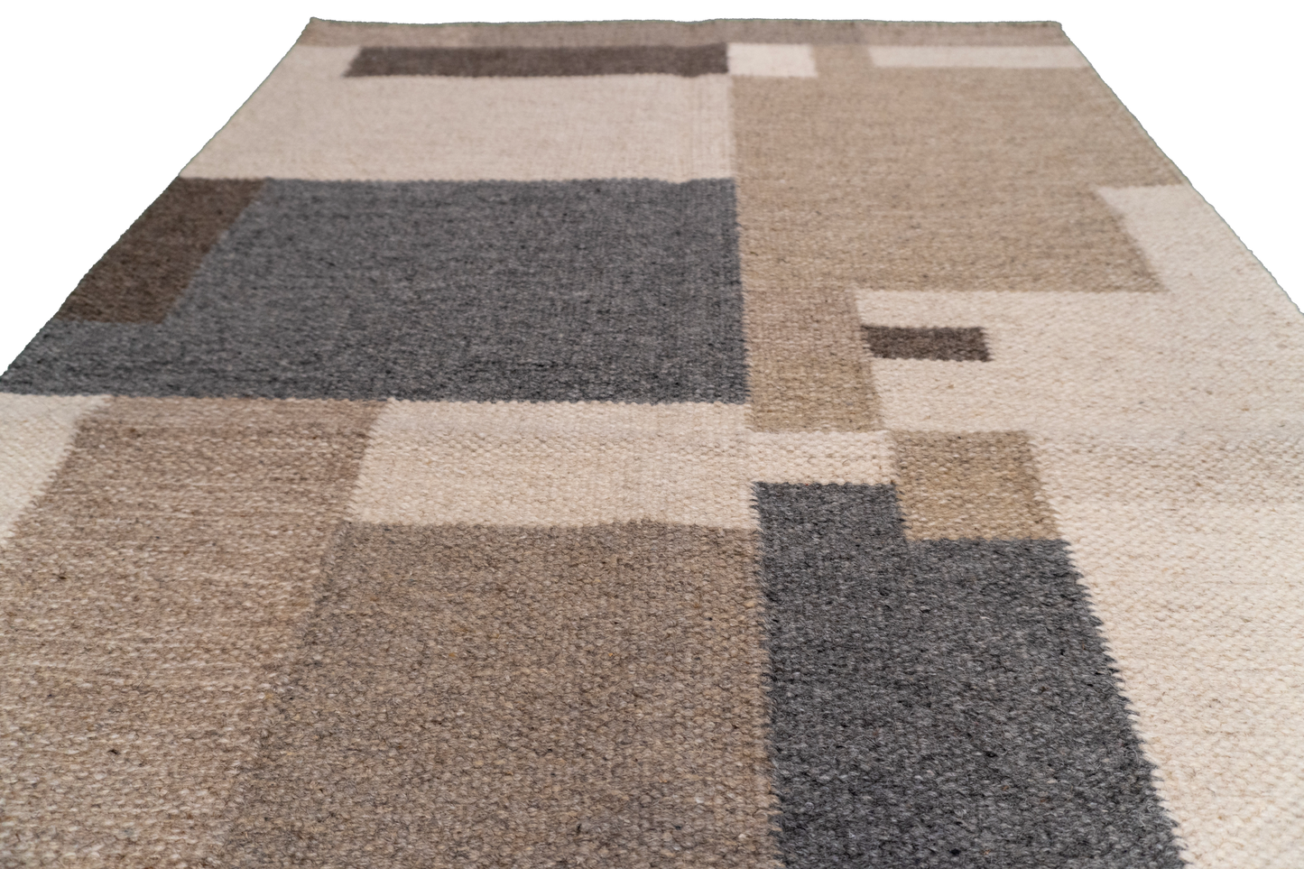 W 3 L 5 Kilim 100% Wool Hand-Woven All-Over Design - 65485