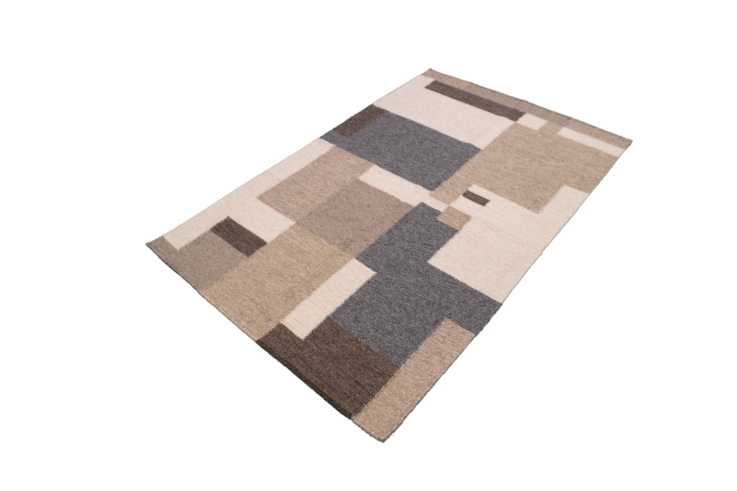 W 3 L 5 Kilim 100% Wool Hand-Woven All-Over Design - 65490