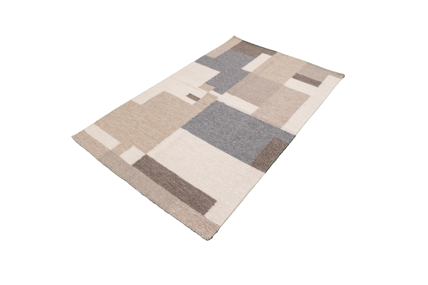 W 3 L 5 Kilim 100% Wool Hand-Woven All-Over Design - 65490