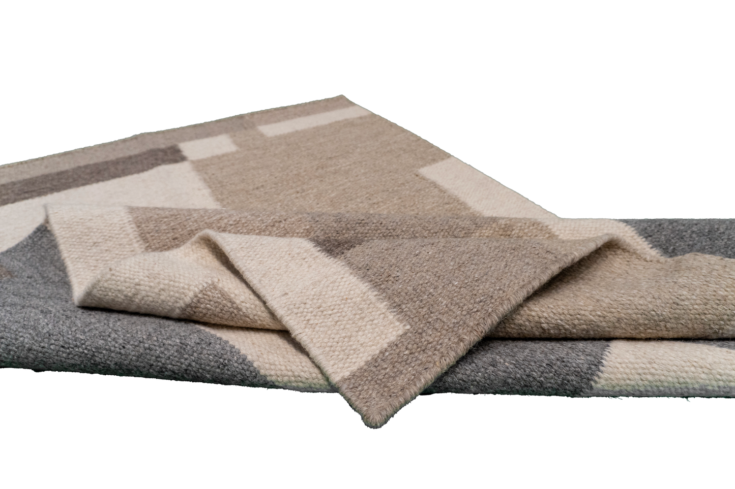 W 3 L 5 Kilim 100% Wool Hand-Woven All-Over Design - 65490