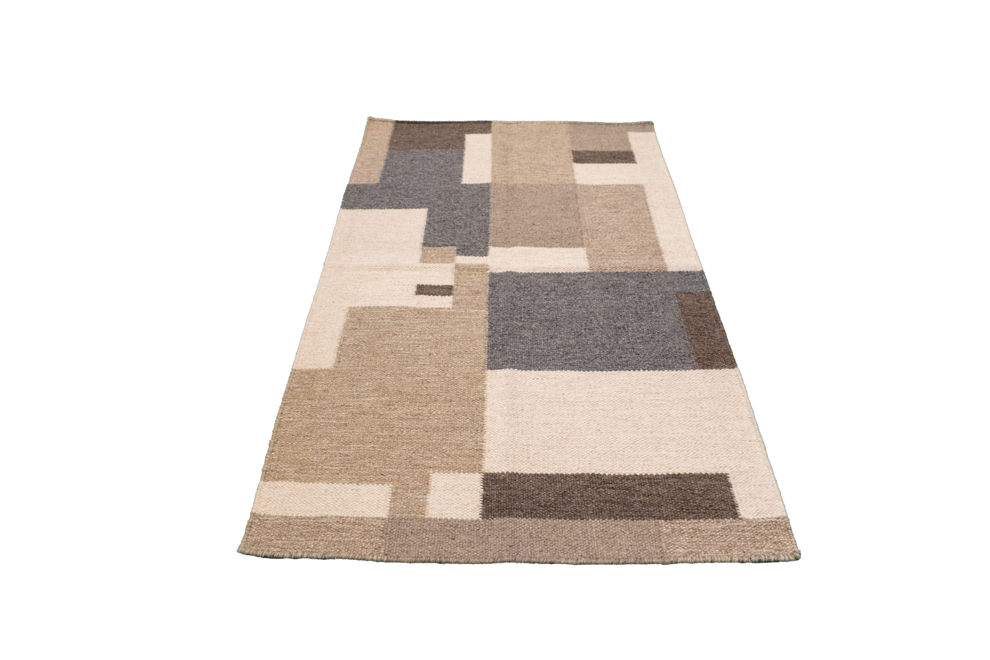 W 3 L 5 Kilim 100% Wool Hand-Woven All-Over Design - 65490