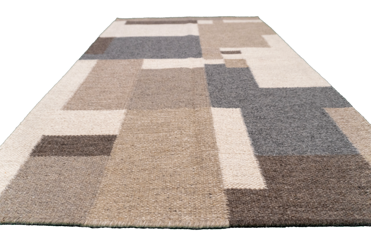 W 3 L 5 Kilim 100% Wool Hand-Woven All-Over Design - 65490