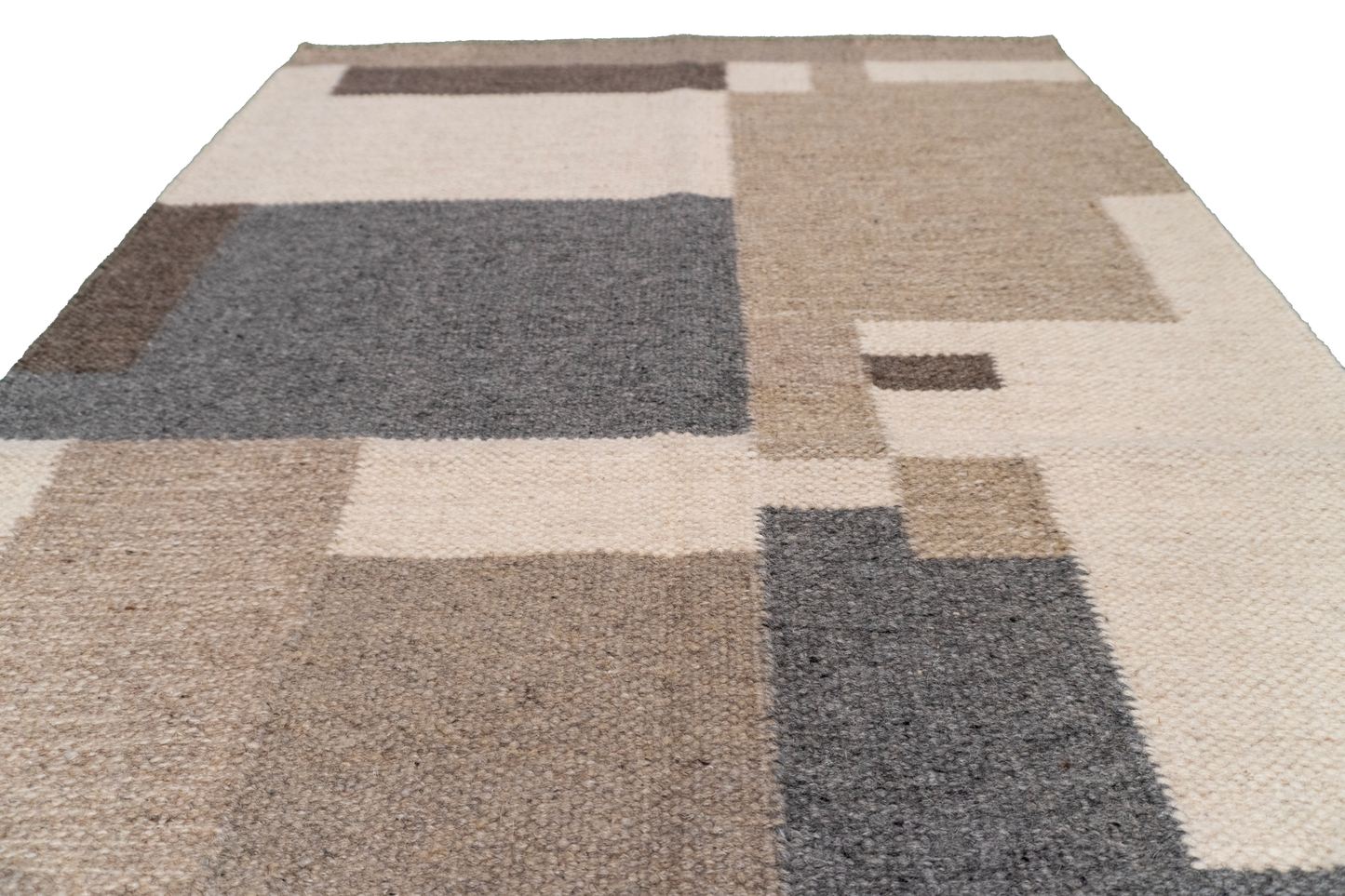 W 3 L 5 Kilim 100% Wool Hand-Woven All-Over Design - 65490