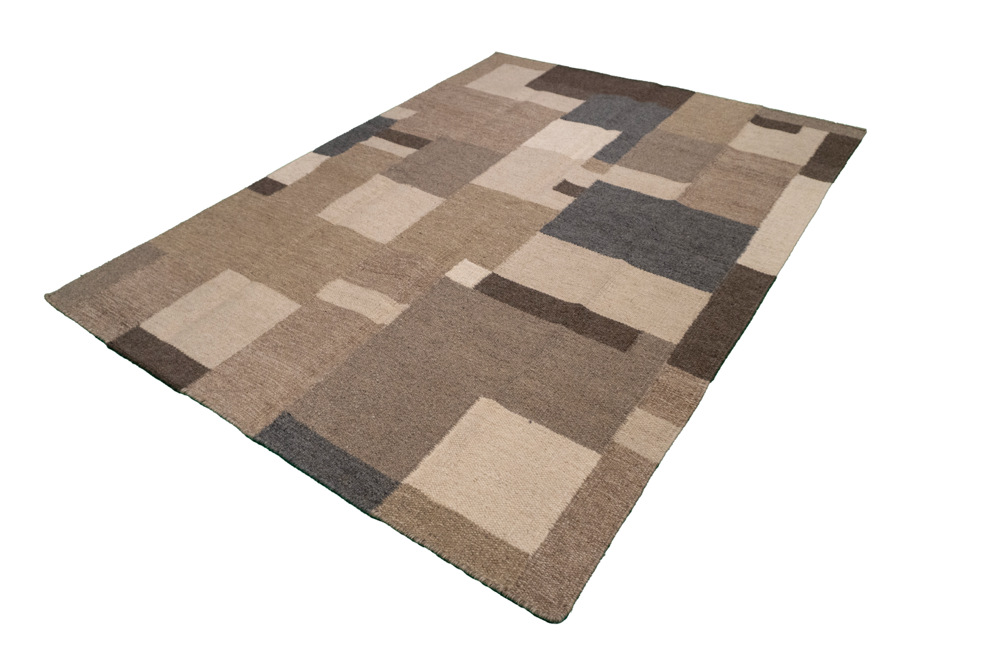 W 5 - L 7 - Kilim Fine/Wool All Over Rectangle - Finest Hand-Made Quality Wool - 65499