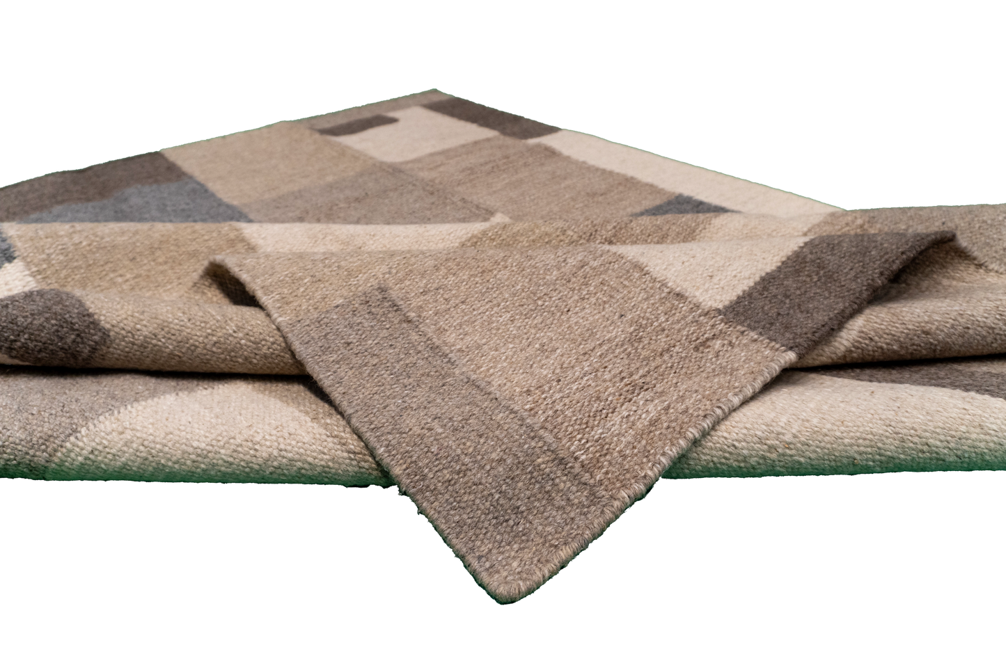 W 5 - L 7 - Kilim Fine/Wool All Over Rectangle - Finest Hand-Made Quality Wool - 65499