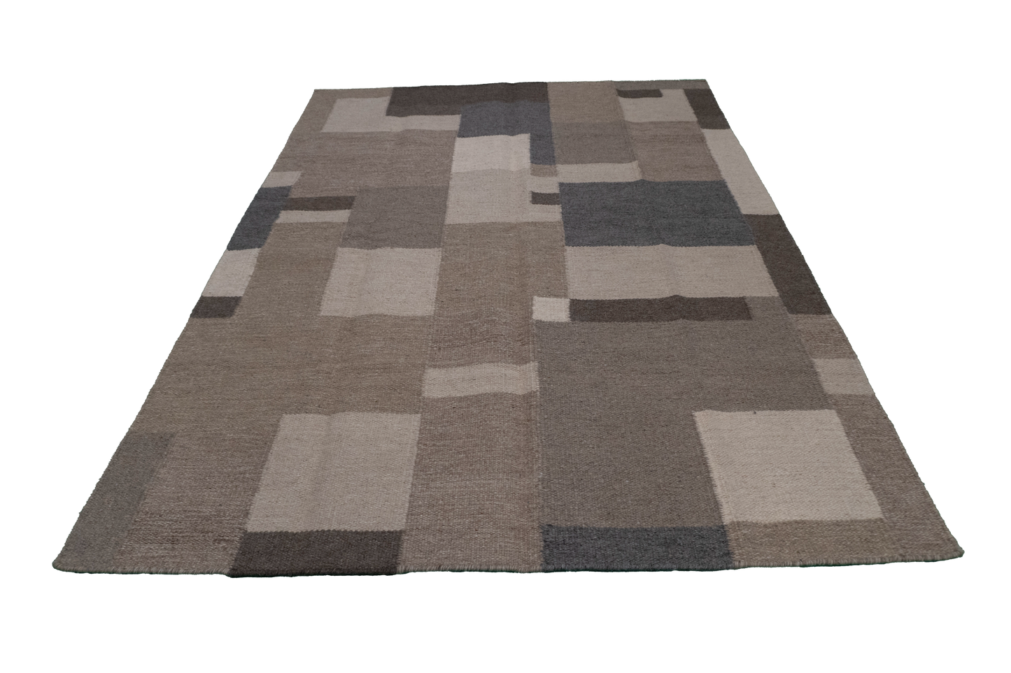 W 5 - L 7 - Kilim Fine/Wool All Over Rectangle - Finest Hand-Made Quality Wool - 65499