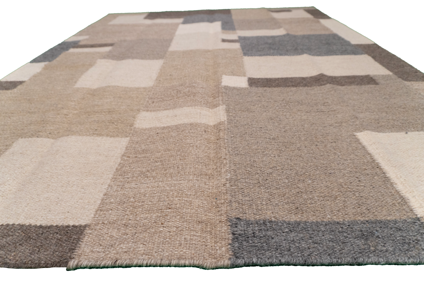 W 5 - L 7 - Kilim Fine/Wool All Over Rectangle - Finest Hand-Made Quality Wool - 65499