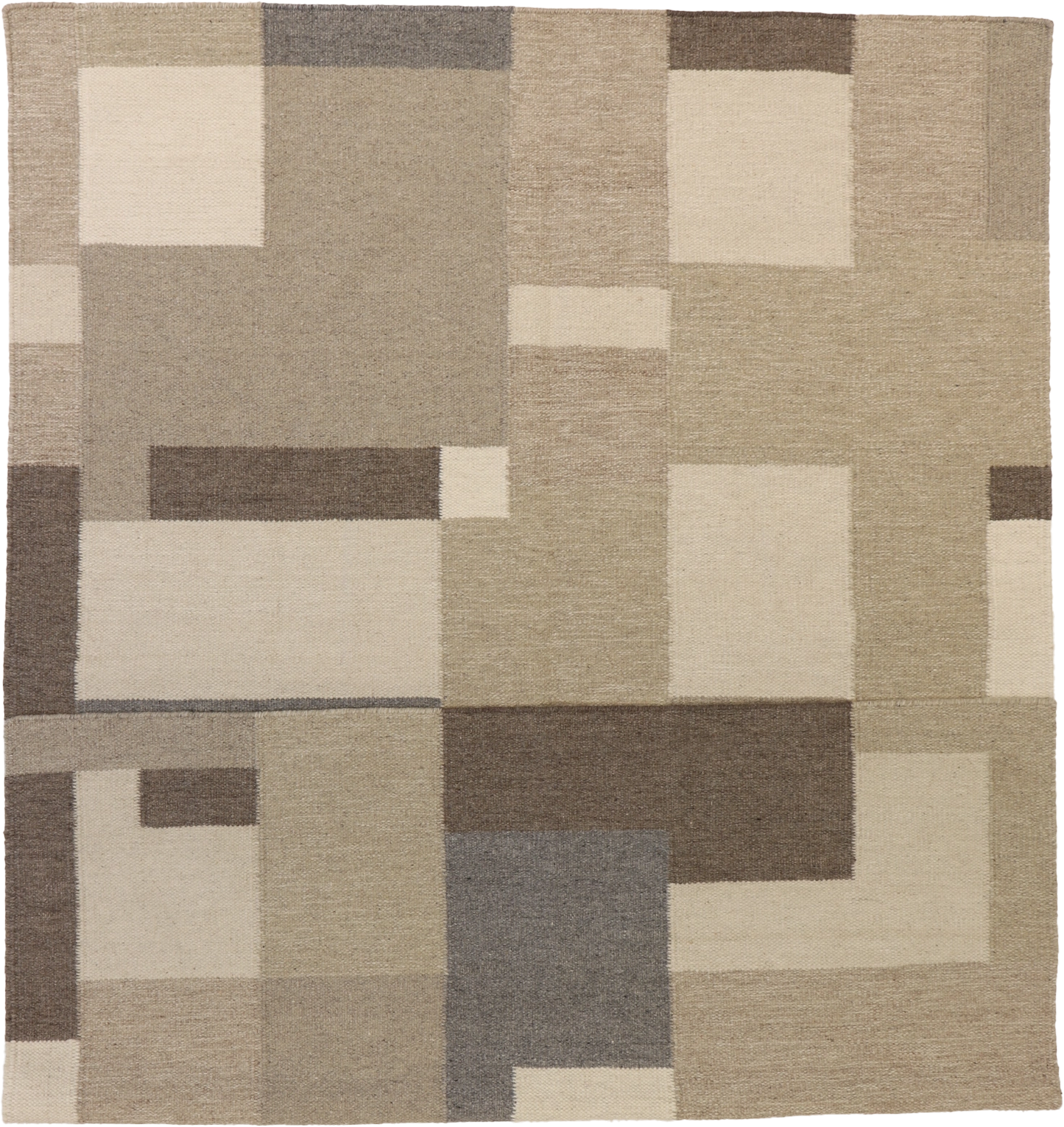 W 6 - L 9 - Kilim Fine/Wool All Over Rectangle - Finest Hand-Made Quality Wool - 65520