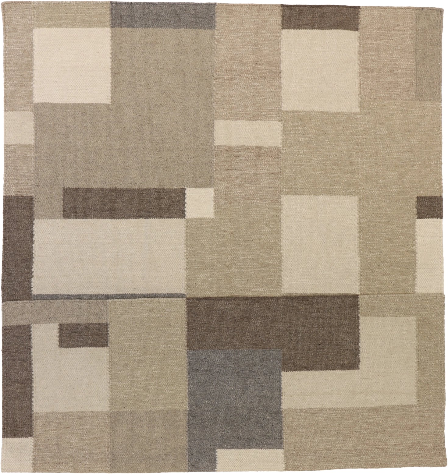 W 6 - L 9 - Kilim Fine/Wool All Over Rectangle - Finest Hand-Made Quality Wool - 65520