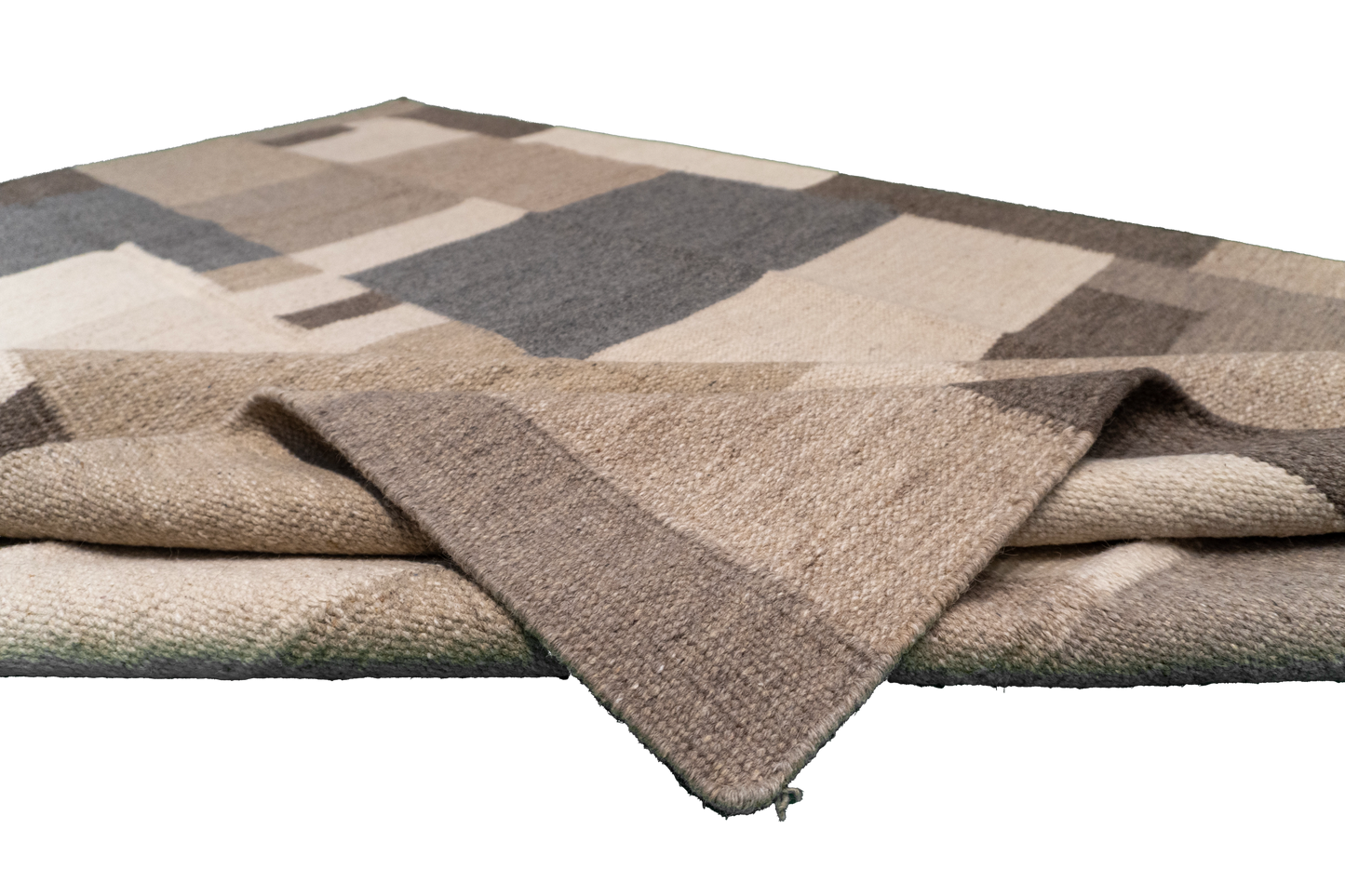W 6 - L 9 - Kilim Fine/Wool All Over Rectangle - Finest Hand-Made Quality Wool - 65520