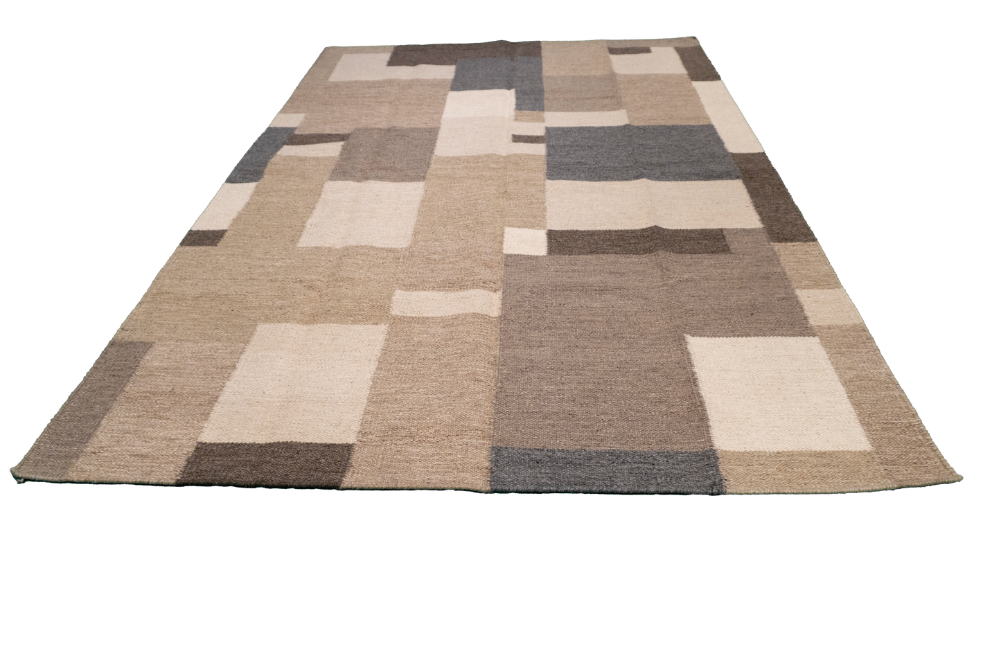 W 6 - L 9 - Kilim Fine/Wool All Over Rectangle - Finest Hand-Made Quality Wool - 65520