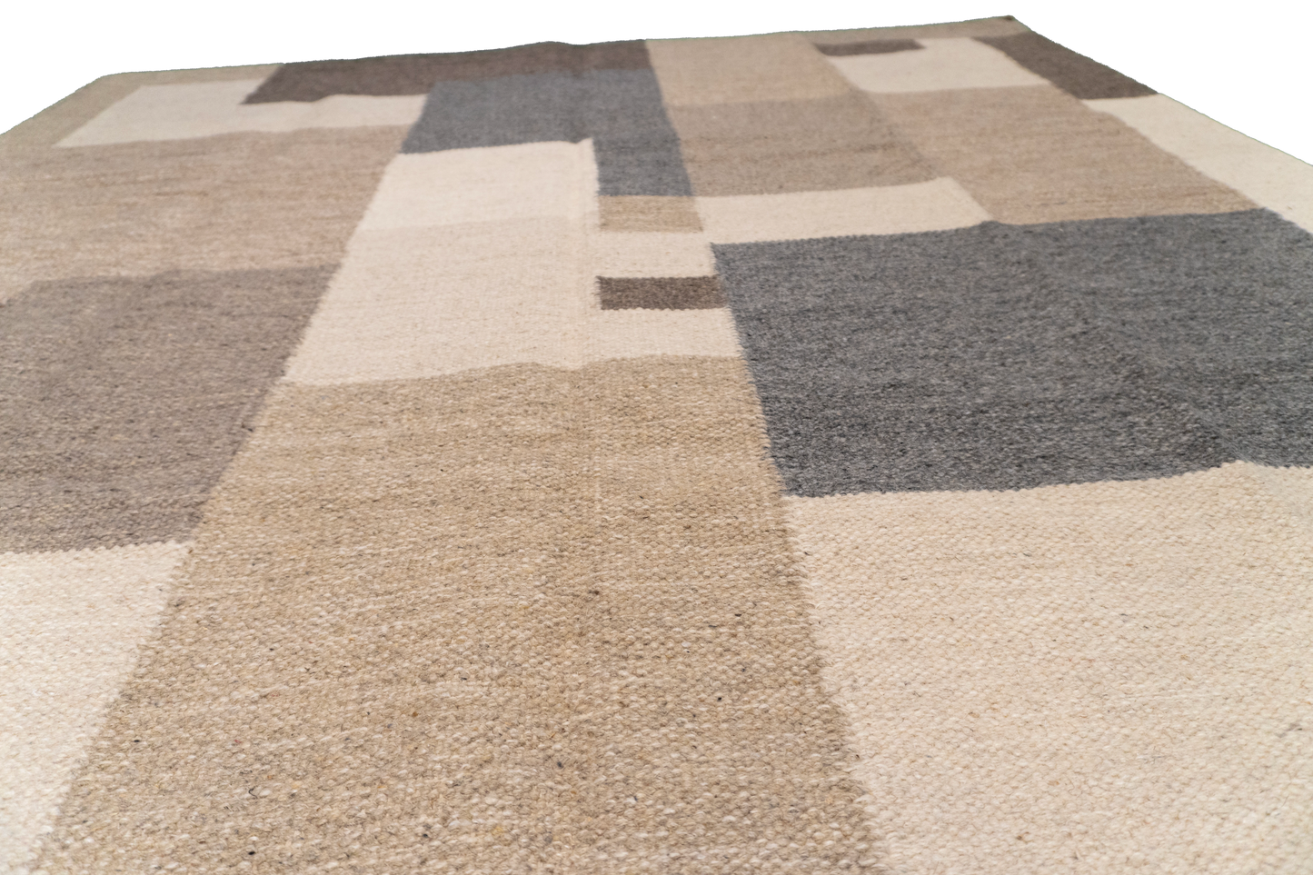 W 6 - L 9 - Kilim Fine/Wool All Over Rectangle - Finest Hand-Made Quality Wool - 65520