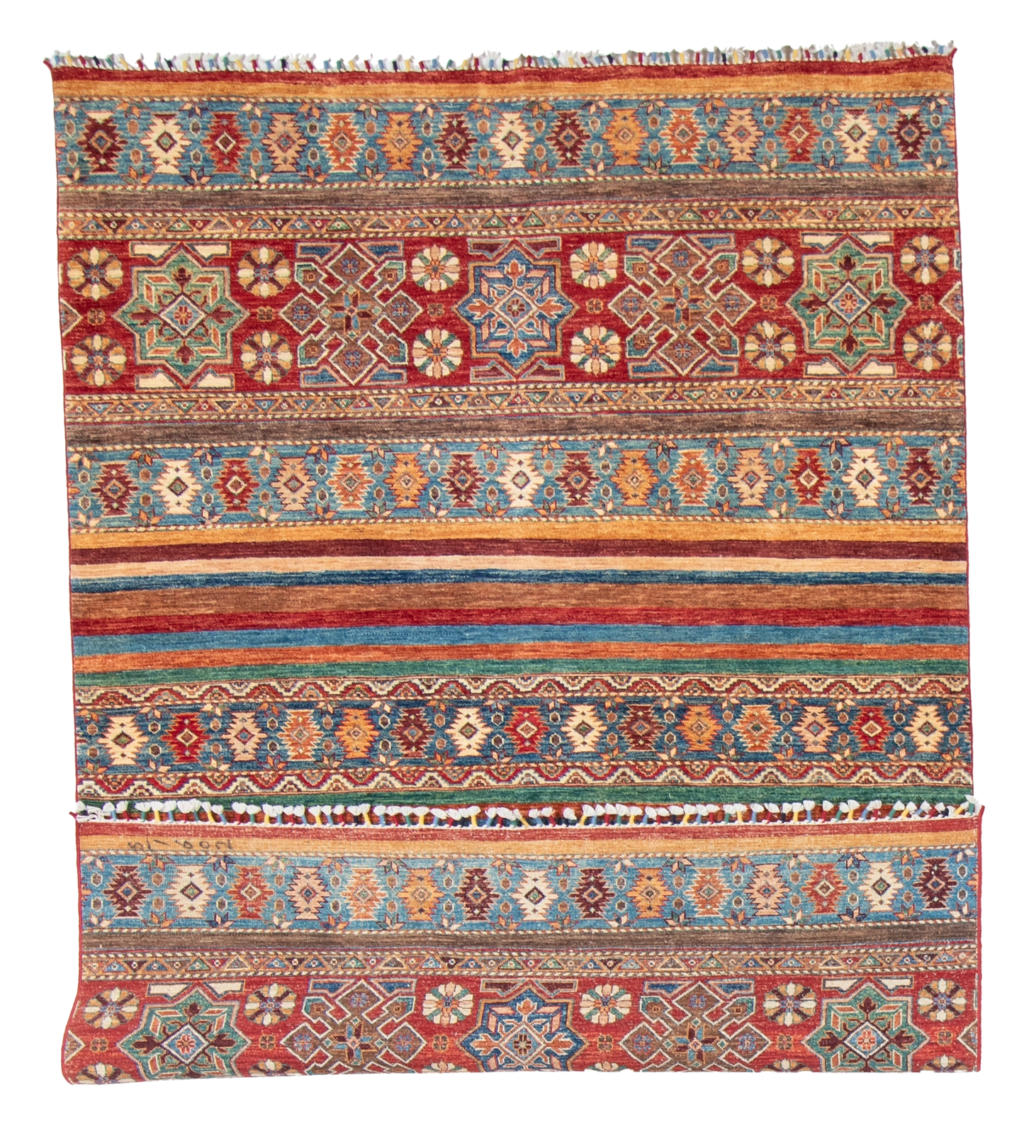 W 5.7 L 8 Baluch 100% Wool Handmade All Over Design - 65590