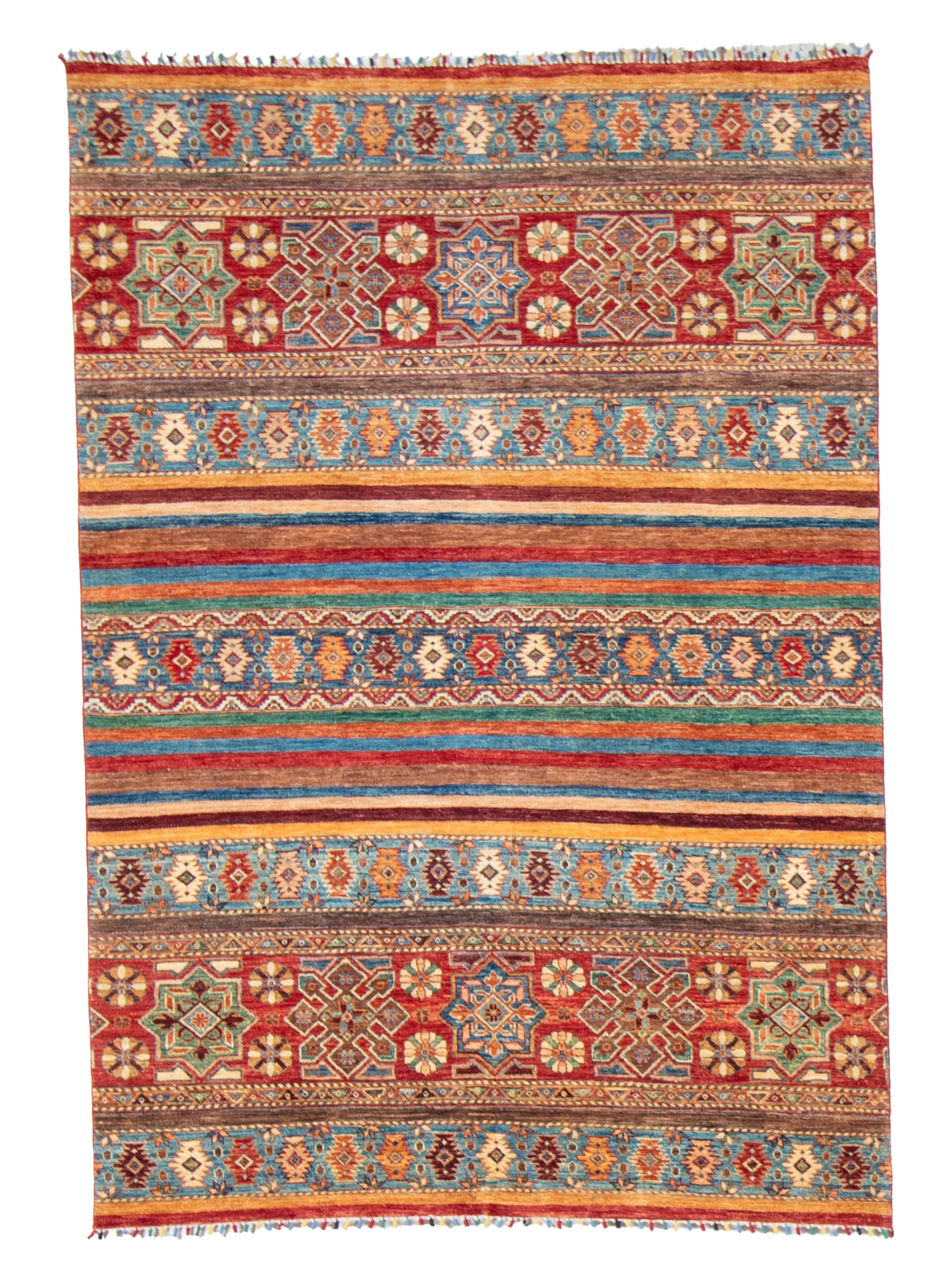 W 5.7 L 8 Baluch 100% Wool Handmade All Over Design - 65590