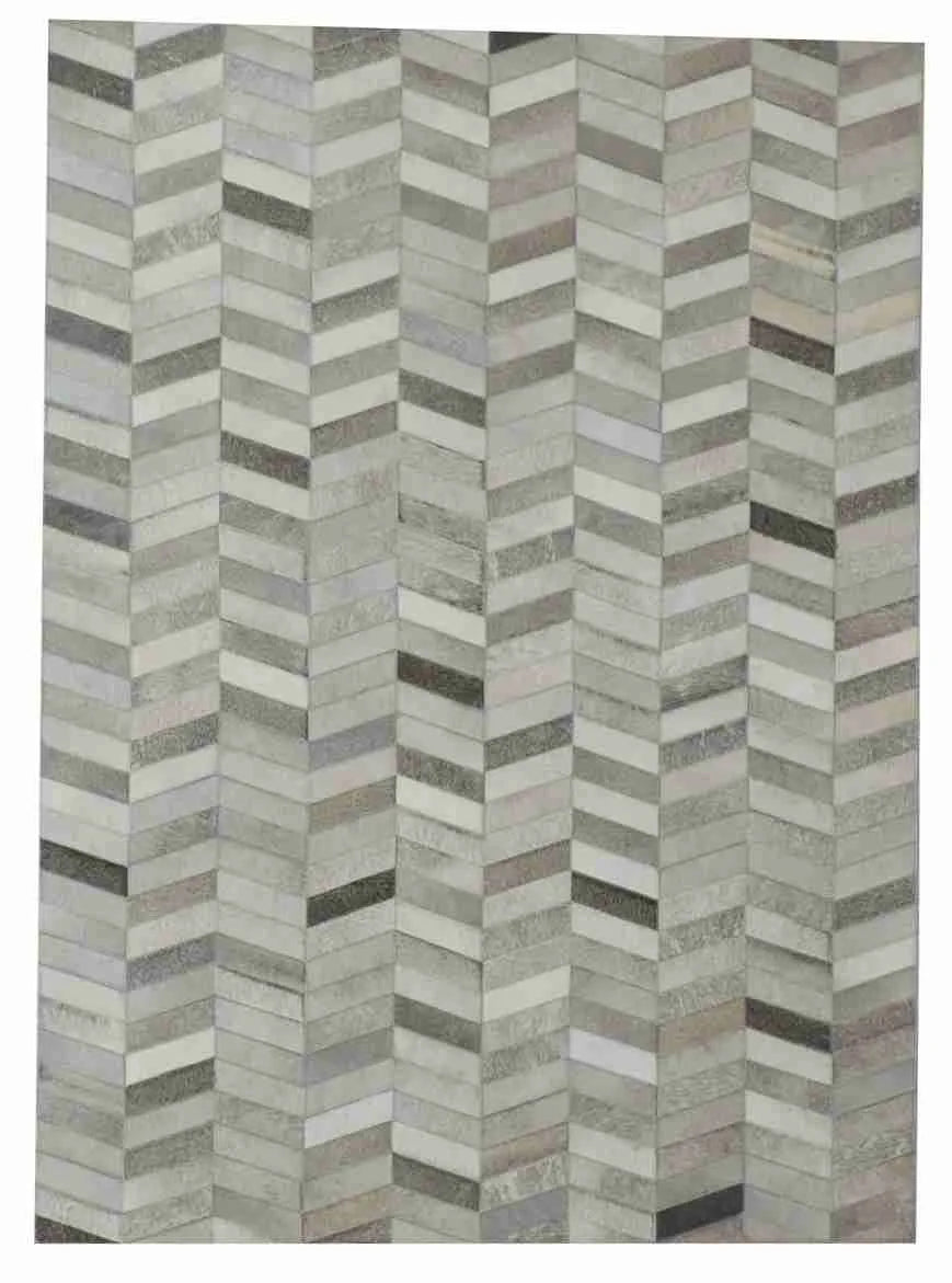 W 5 - L 7 - Cowhide Contemporary Rectangle - 65658