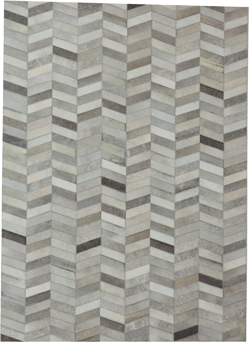 W 5 L 7 Cowhide Contemporary Rectangle Rug - 65658