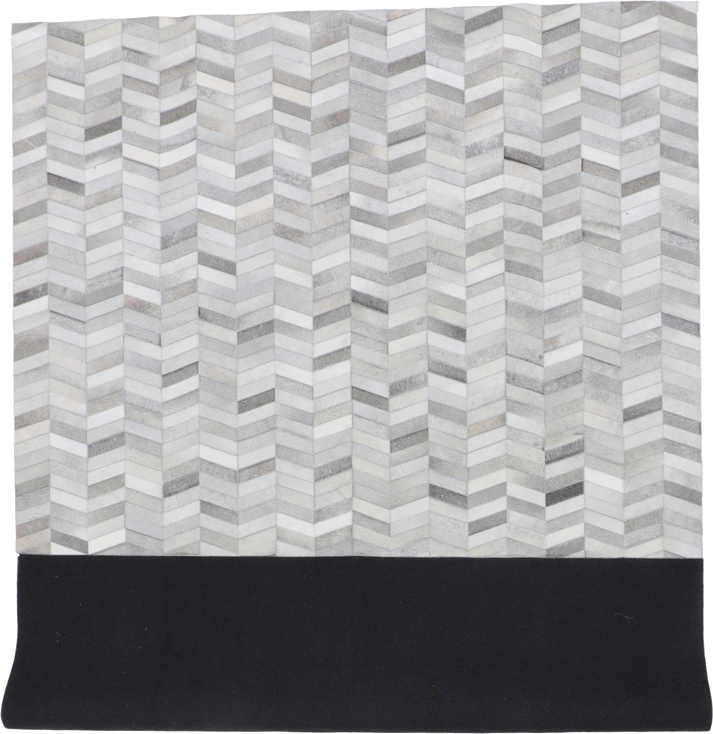 W 9 L 12 Cowhide 100% Leather Geometric Design - 65662