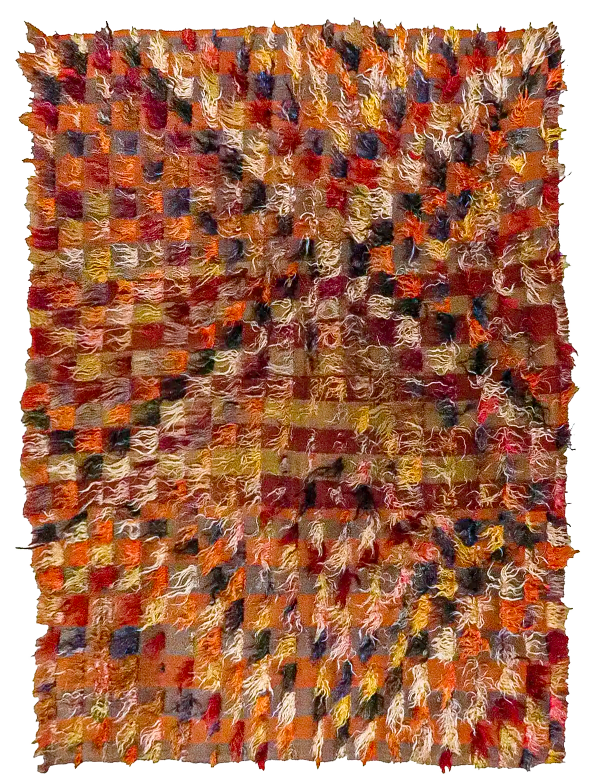 W 5.4 L 7.5 Tulu 100% Wool Hand-Woven All Over Design - 65715