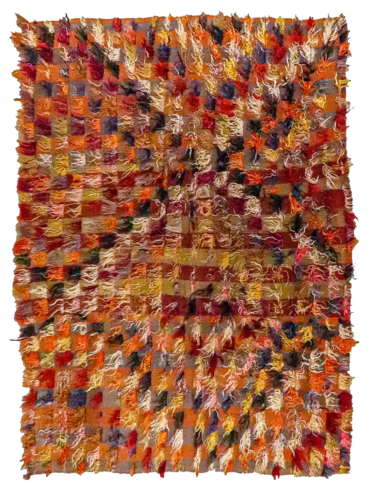 W 5.4 L 7.5 Tulu 100% Wool Hand-Woven All Over Design - 65715