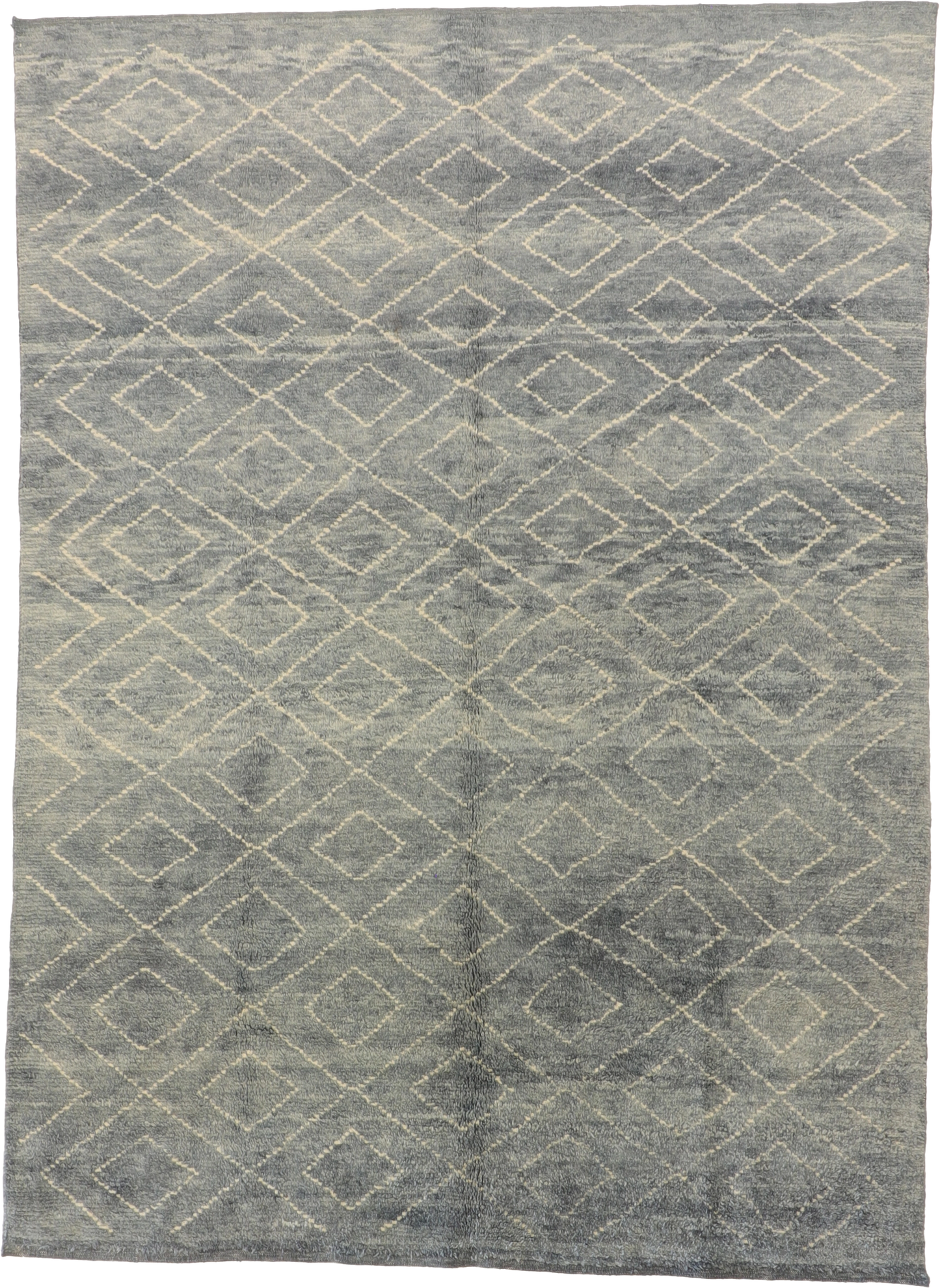 W 7.10 L 10.8 Tulu 100% Wool Hand-Woven All-Over Design - 65740