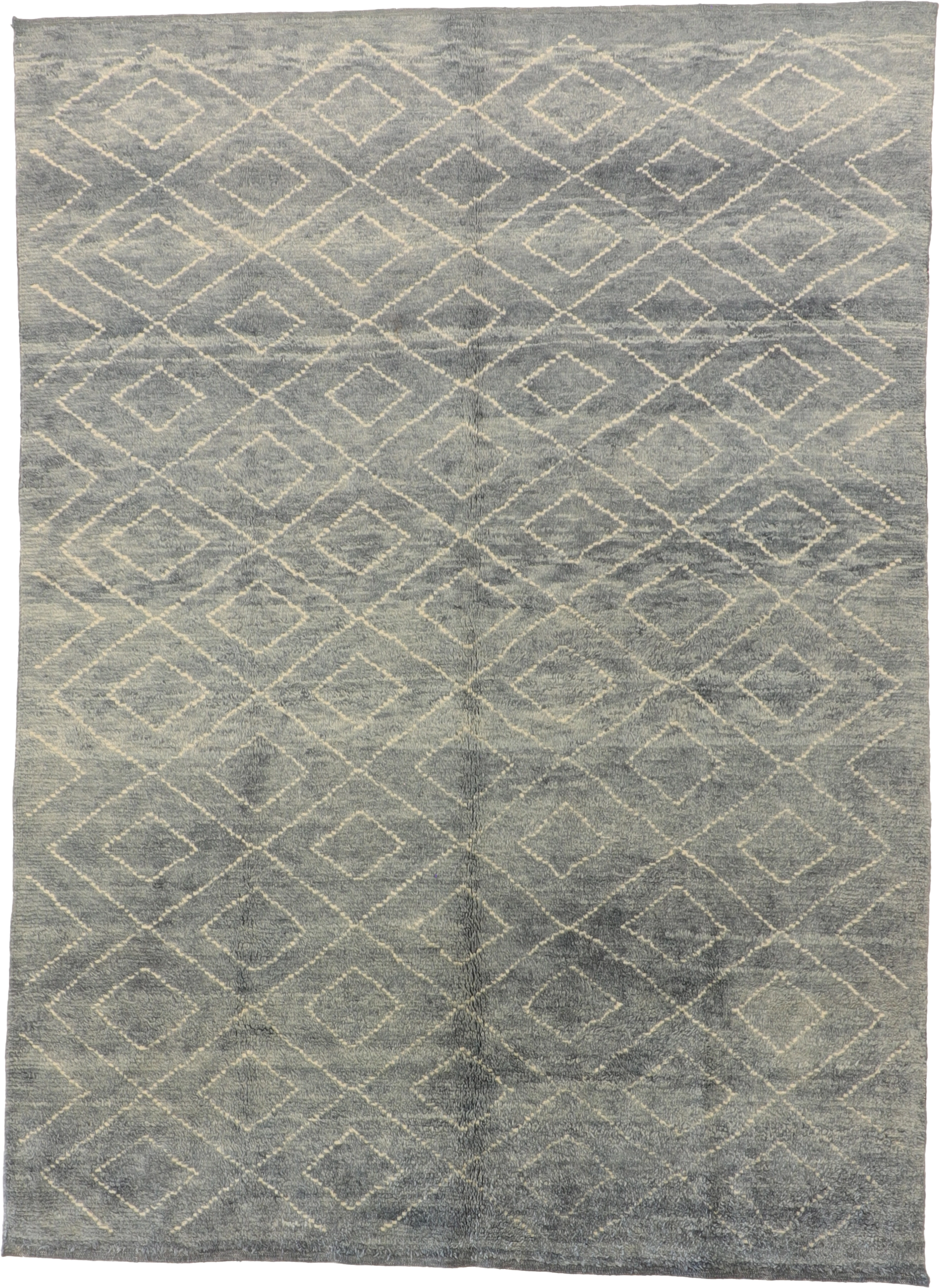 W 7.10 L 10.8 Tulu 100% Wool Hand-Woven All-Over Design - 65740