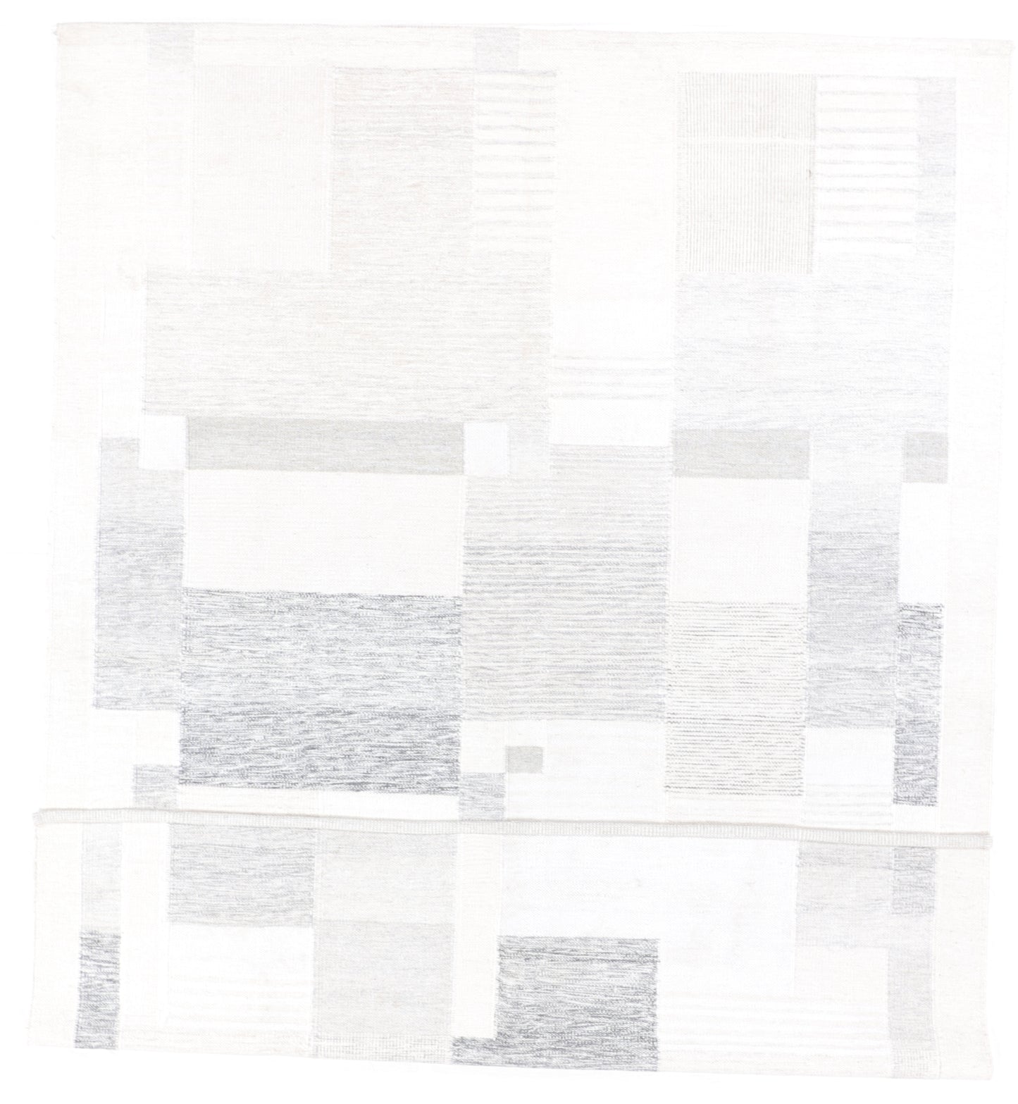 W 9 L 12 Modern 100% Wool Hand-Woven All-Over Design - 65914
