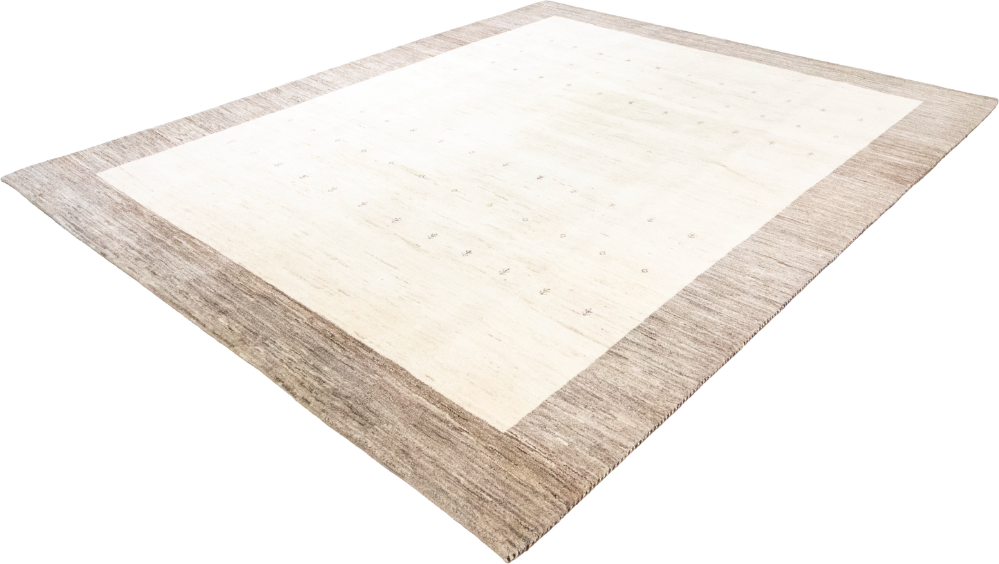 W 8.2 L 9.9 Gabbeh 100% Wool Hand-Woven Contemporary Design - 65960