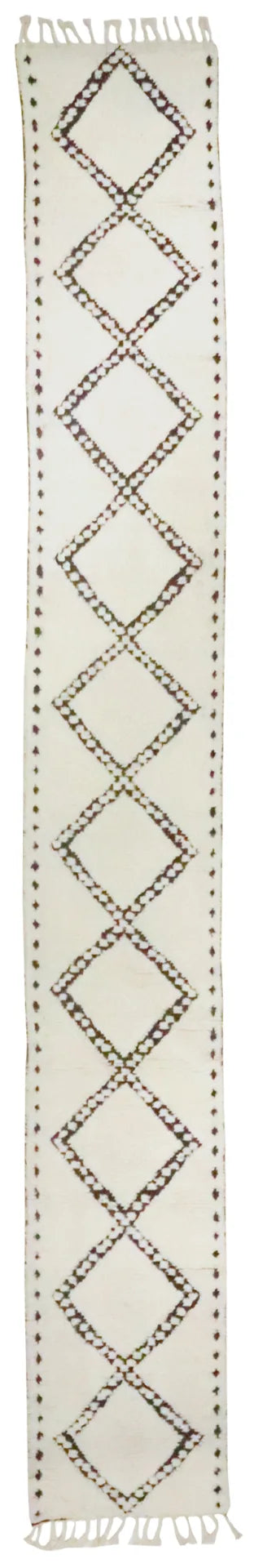 2.8 x 10 - Moroccan Fine/Wool All Over Rectangle - Finest Hand-Knotted Quality Wool — 65983