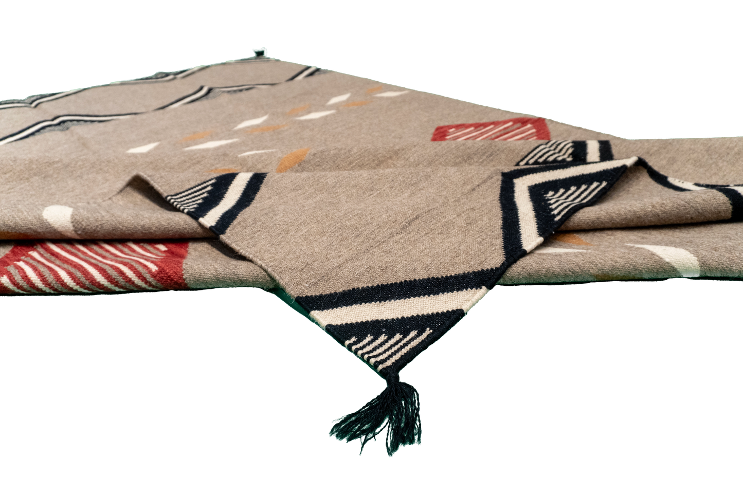 W 6 - L 9 - Kilim Fine/Wool All Over Rectangle - Finest Hand-Made Quality Wool - 66030