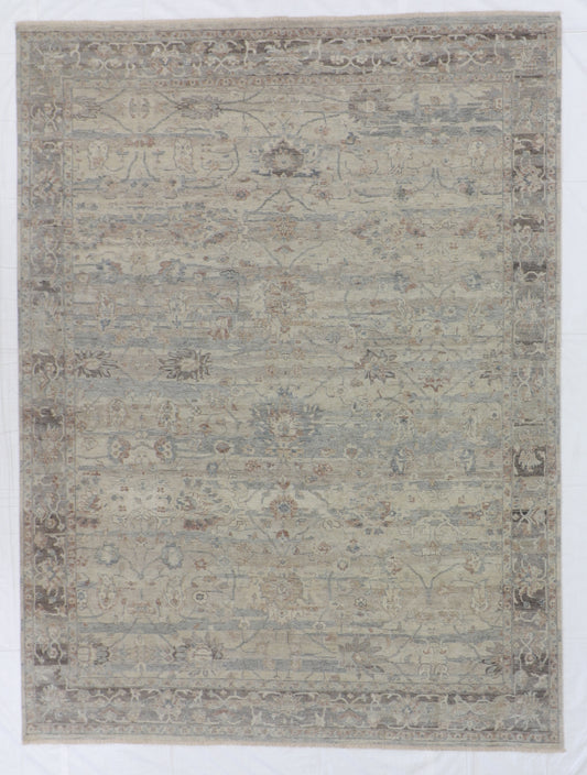 W 9 L 11.10 Ziegler 100% Wool Handmade Vintage - 66123