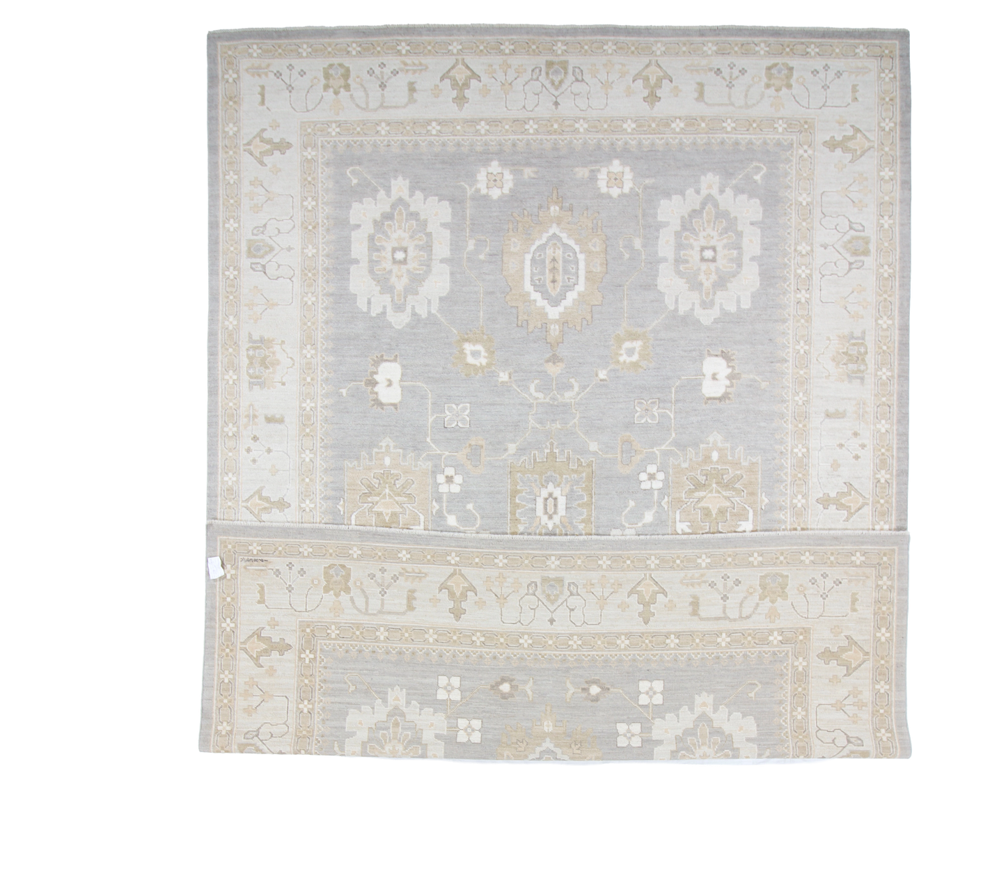 W 10.1 L 13.9 Oushak 100% Wool Hand-Woven - 66142