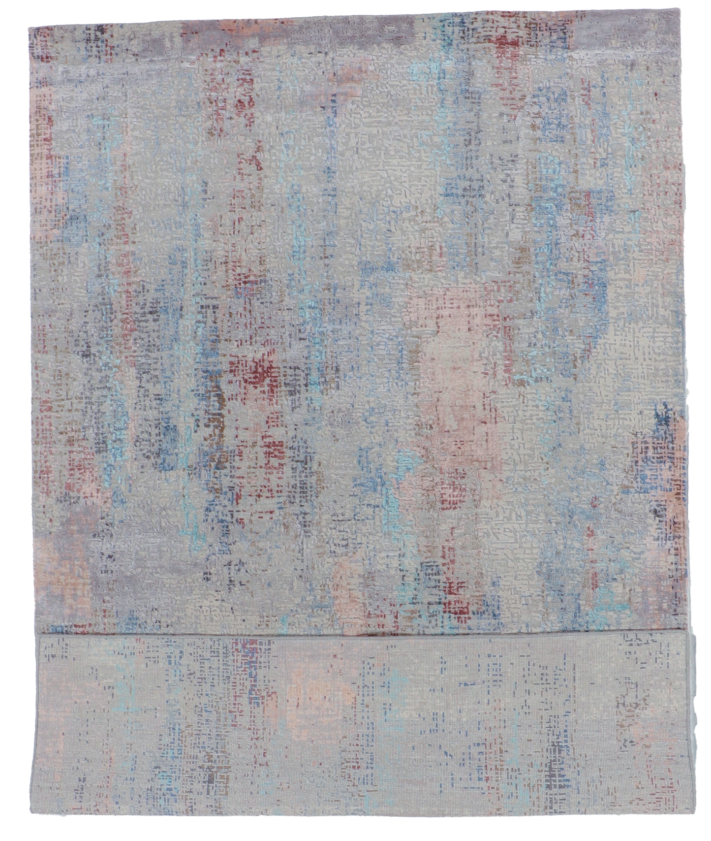 W 6.2 L 9.3 Modern 100% Wool Handmade All Over Design - 66162