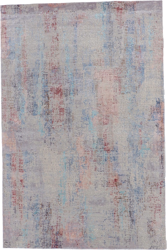 W 6.2 L 9.3 Modern 100% Wool Handmade All Over Design - 66162
