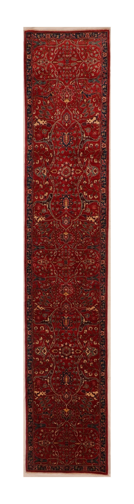 W 2.8 L 14.4 Bijar 100% Wool Hand-Woven - 66257