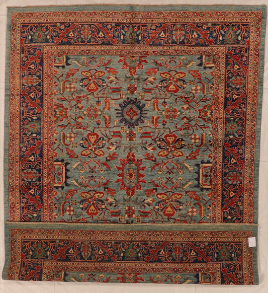 W 8.10 L 11.8 Gashgaie 100% Wool Handmade All Over Design - 66306