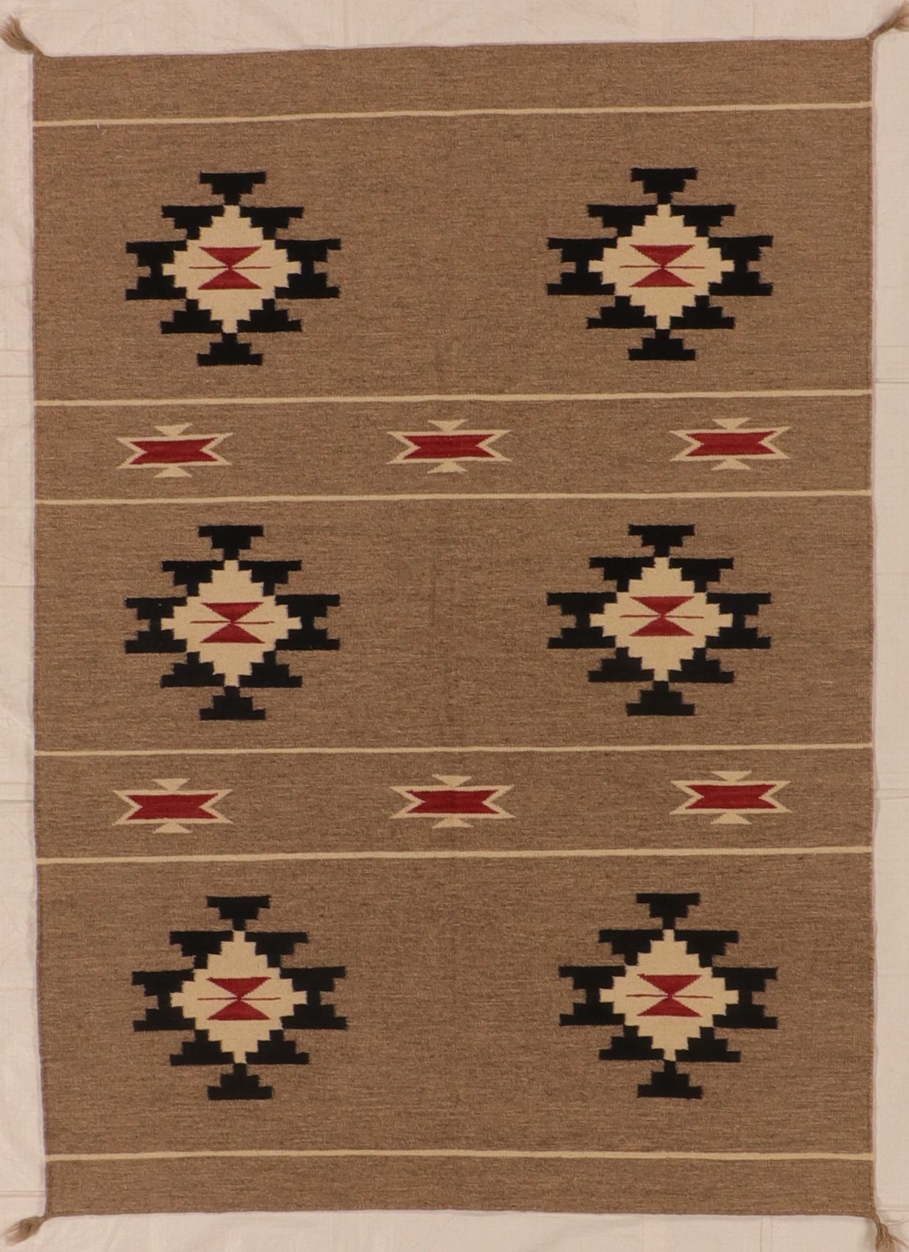 W 5 L 6.11 Kilim 100% Wool Hand-Woven All-Over Design - 66312