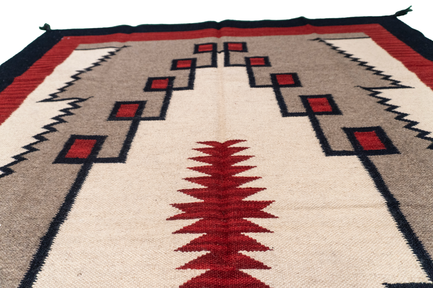 W 5 L 6.11 Kilim 100% Wool Hand-Woven All-Over Design - 66324