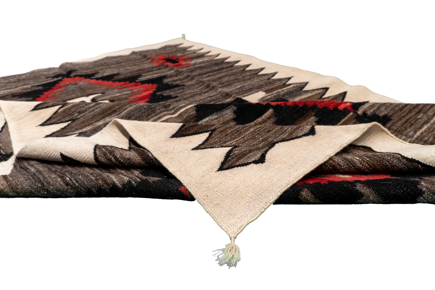 W 5.5 L 7.10 Kilim 100% Wool Hand-Woven All-Over Design - 66326