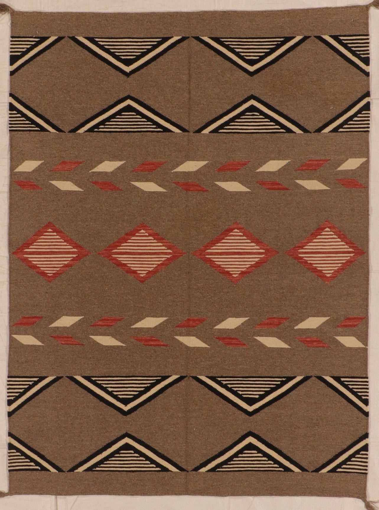 W 5.2 L 6.11 Kilim 100% Wool Hand-Woven All-Over Design - 66328