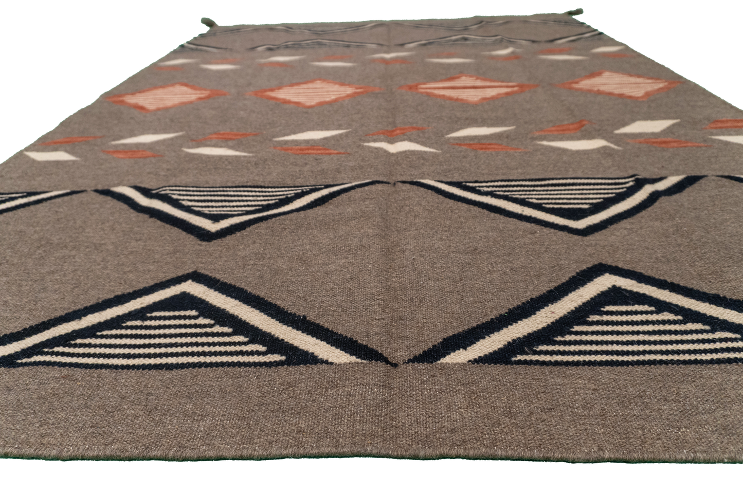 W 5.2 L 6.11 Kilim 100% Wool Hand-Woven All-Over Design - 66328