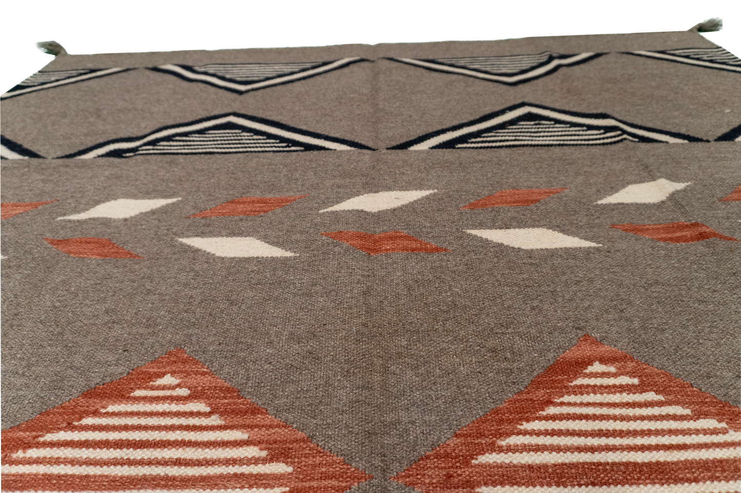W 5.2 L 6.11 Kilim 100% Wool Hand-Woven All-Over Design - 66328