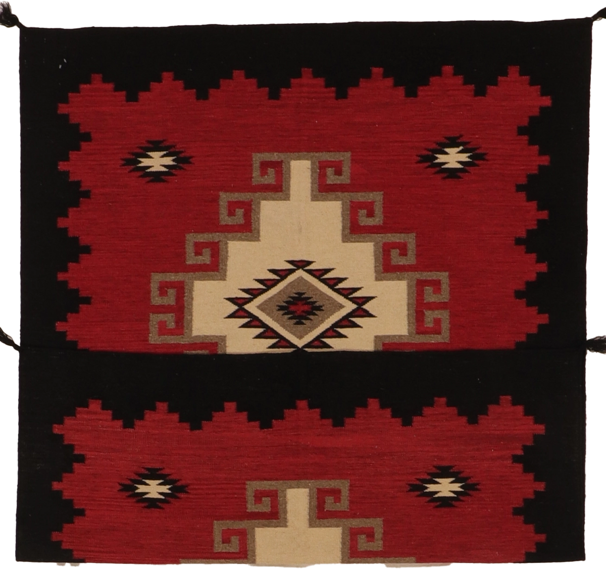W 5.2 L 6.10 Kilim 100% Wool Hand-Woven Navajo Design - 66330
