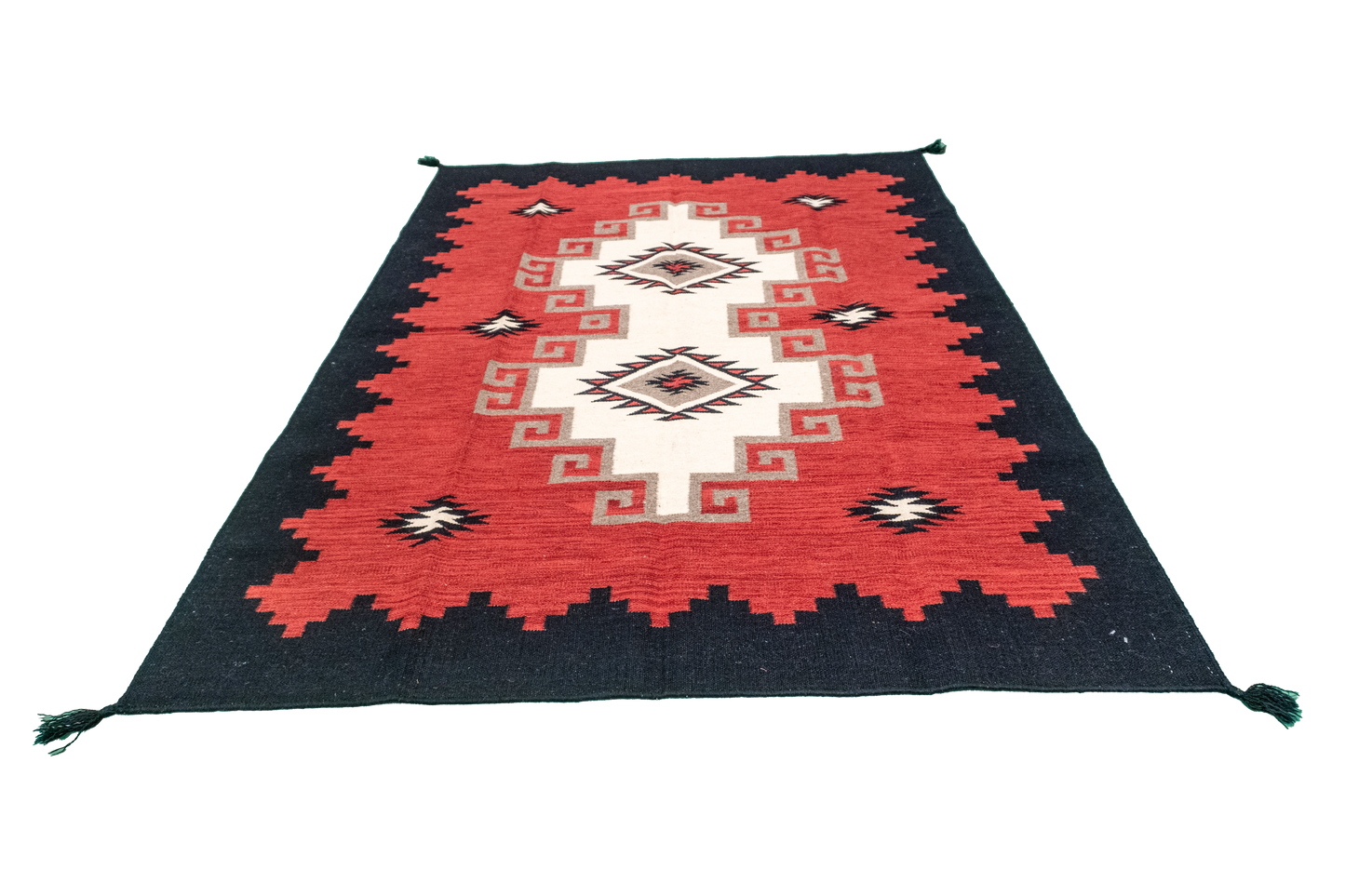 W 5.2 L 6.10 Kilim 100% Wool Hand-Woven All-Over Design - 66330