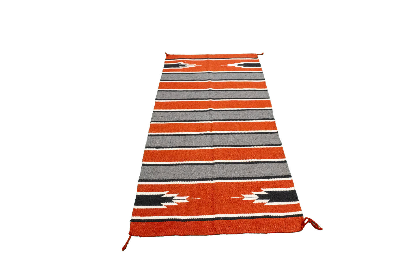 W 2.5 L 5 Navajo 100% Wool Hand-Woven Geometric Design - 66339