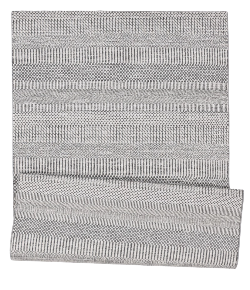 W 4.3 L 6 Navajo 100% Wool Hand-Woven Geometric Design - 66359