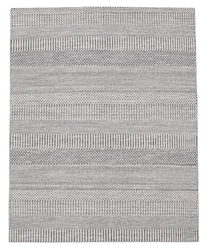 W 4.3 L 6 Navajo 100% Wool Hand-Woven Geometric Design - 66359