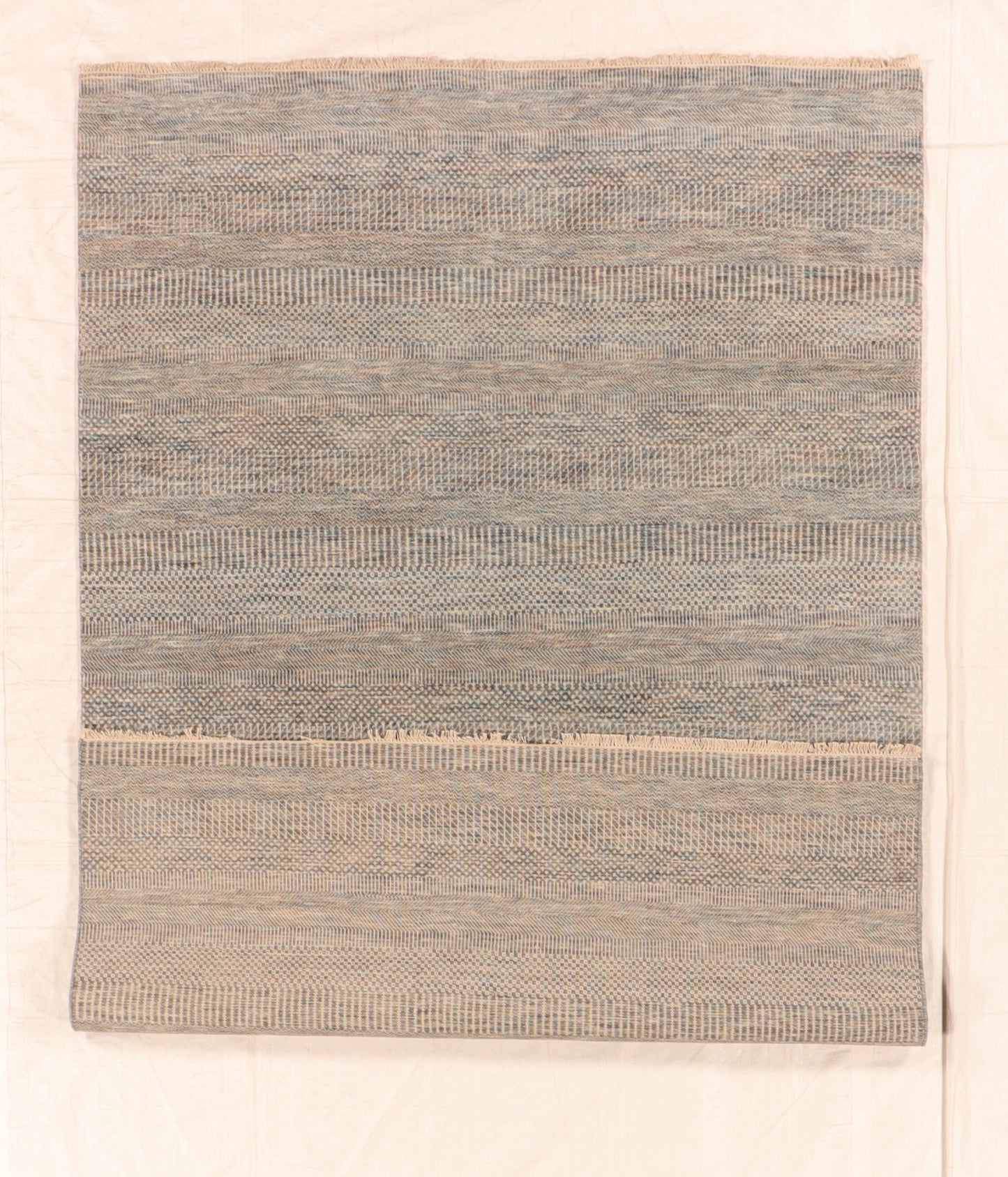 W 6 L 9 Modern 100% Wool Handmade All Over Design - 66364